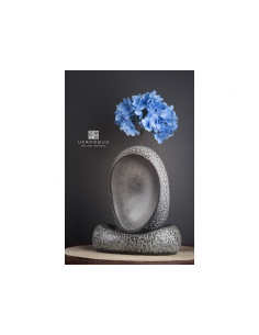 Тарелка объемная 23 см Grey Stone Bazalt UP-202-02