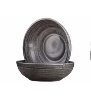 Салатник 20 см Grey Stone Bazalt UP-154-02