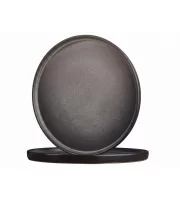 Тарілка мілка 19,5 см Grey Stone Bazalt UP-009-02