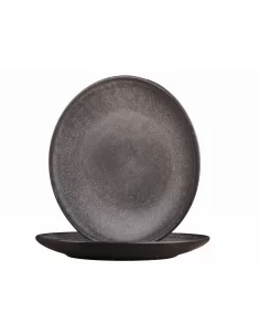 Тарілка мілка 23 см Grey Stone Bazalt UP-001-02
