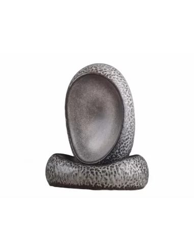 Тарілка об'ємна 23 см Grey Stone Bazalt UP-202-02