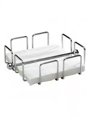 Салфетниця розм. 195 x 195 x 65 мм. нерж.ст.