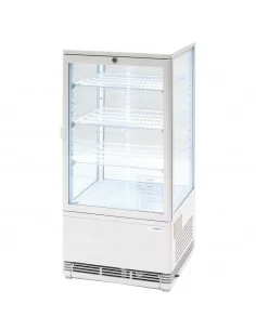 Настільна холодильна вітрина зі світлодіодним підсвічуванням (біла) 78 л. STALGAST 852173