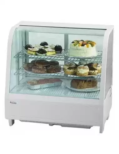 Настольная холодильная витрина (серебряная) 100 л. STALGAST 852102