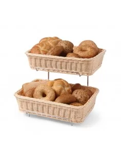 Кошик для хліба і булочок (набір з 2-х штук), прямокутний GN 1/2 360 x 280 x 90/315 мм. HENDI 561201