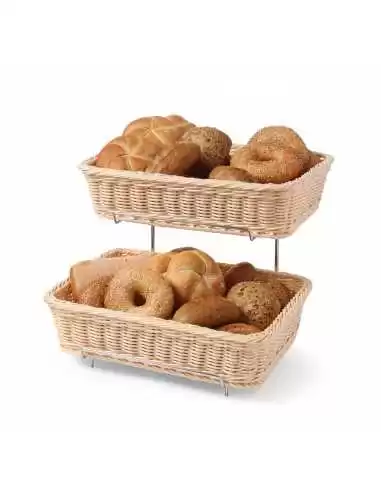 Корзина для хлеба и булочек (набор из 2-х штук), прямоугольная GN 1/2 360 x 280 x 90/315 мм. HENDI 561201 Корзина для хлеба и булочек (набор из 2-х штук), прямоугольная GN 1/2 360 x 280 x 90/315 мм. HENDI 561201