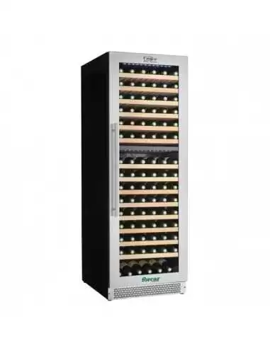 Холодильна шафа для вина GLASS LINE 379 л, максимум 167 бутилок (вертикальна, однодверна)