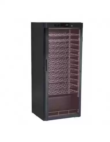 Холодильный шкаф для вина GLASS LINE максимум 96 бутылок, 16 решеток (вертикальный, однодверный) Холодильный шкаф для вина GLASS LINE максимум 96 бутылок, 16 решеток (вертикальный, однодверный)