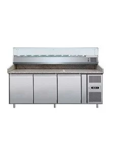 Стіл холодильний для піци FAST FOOD & PIZZA LINE 580 л (трьохдверний)