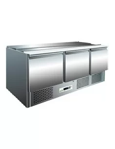 Стол саладетта холодильный FAST FOOD & PIZZA LINE 8хGN1/6 - 392 л (трехдверный)