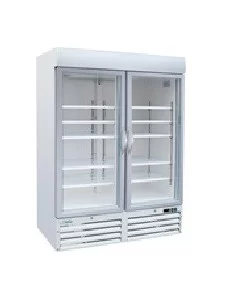 Морозильный шкаф GLASS LINE 1078 л (вертикальный, двухдверный)