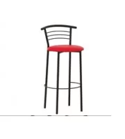 Стул барный MARCO HOKER BLACK, искусственная кожа