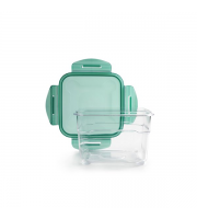 Контейнер квадратний Ibili 1500 мл з кришкою, тритан 790415