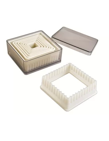 Набір форм для печива квадратний з рельєфом Набір форм для печива квадратний з рельєфом