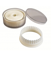 Набор форм для печенья Ibili 9 шт. круглые с рельефом 784200