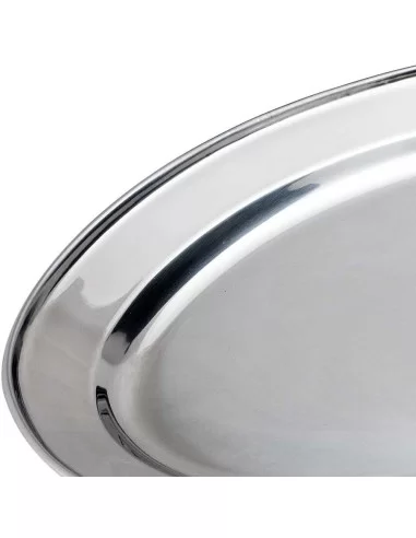 Блюдо овальне мілке 498х346 мм н/ж Stalgast 401502