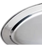 Блюдо овальне мілке 498х346 мм н/ж Stalgast 401502
