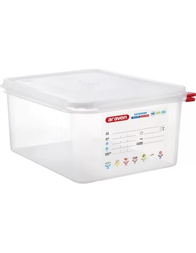 Гастроємність GN 1/2х150, з кришкою, 325х265х150 мм, поліпропілен Stalgast 162155