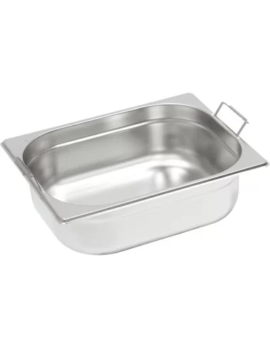Гастроемкость GN 1/2х150 с ручками, разм. 325х265х150мм, нерж.ст.