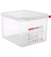 Гастроємність GN 1/2х200, з кришкою, 365х265х200 мм, поліпропілен Stalgast 162205