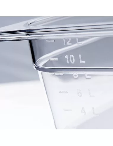 Гастроємкість GN 1/3х100, розм.325х176х100мм, полікарбонат