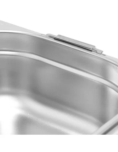 Гастроємність GN 1/6х200, з ручками 176х162х200 мм, н/ж Stalgast 136204