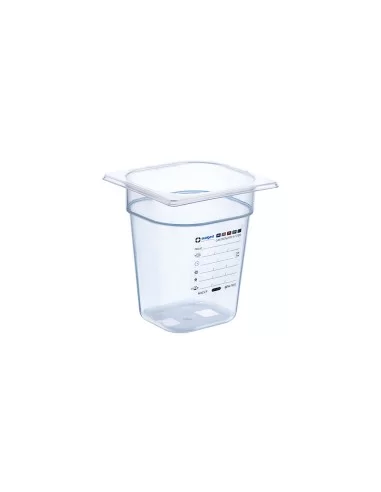 Гастроемкость GN 1/6х200 размером 176х162х200мм полипропилен