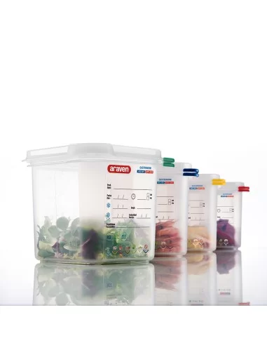 Гастроємність GN 1/9х65, з кришкою 176х108х65 мм, поліпропілен Stalgast 169065