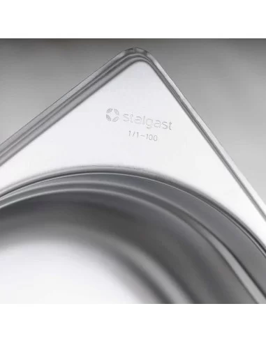 Гастроємність GN 2/1х20 650х530х20 мм, н/ж Stalgast 117020