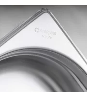 Гастроємність GN 2/1х20 650х530х20 мм, н/ж Stalgast 117020