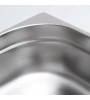 Гастроємність GN 2/1х20 650х530х20 мм, н/ж Stalgast 117020