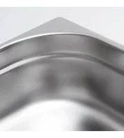 Гастроємність GN 2/1х40, 650х530х40 мм, н/ж Stalgast 117040