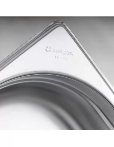 Гастроємність GN 2/4х100, 530х162х100 мм, н/ж Stalgast 118100