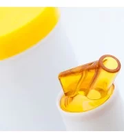 Диспенсер барменський об'ємом 1л (жовтий) пластик Диспенсер барменський об'ємом 1л (жовтий) пластик