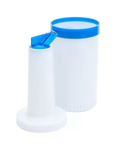 Диспенсер барменский объемом 1л (синий) пластик Диспенсер барменский объемом 1л (синий) пластик