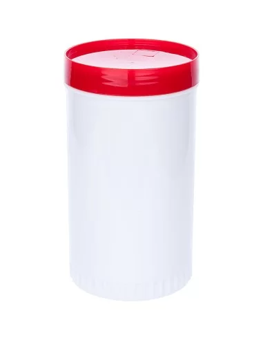 Диспенсер барменский объемом 1л (красный) пластик Диспенсер барменский объемом 1л (красный) пластик