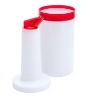 Диспенсер барменский объемом 1л (красный) пластик Диспенсер барменский объемом 1л (красный) пластик