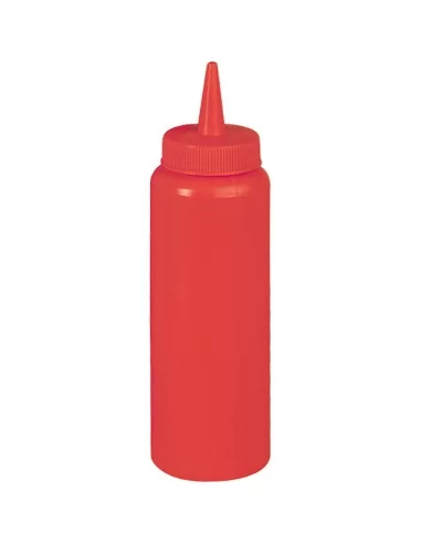 Диспенсер для соусів об"ємом 0,35л. червоний пластик