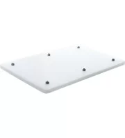 Дошка кухонна з ніжками розміром 600 х 390 х 20 мм. (Біла) пластик Дошка кухонна з ніжками розміром 600 х 390 х 20 мм. (Біла) пластик