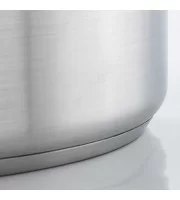 Кастрюля высокая без крышки объемом 15,4л. нерж.ст.