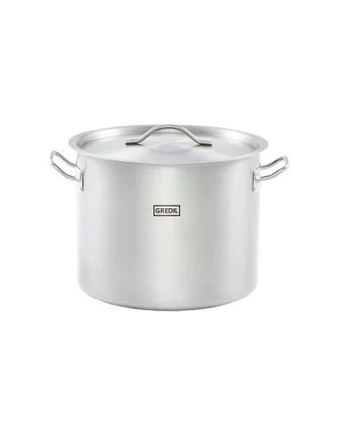 Каструля висока з кришкою Stalgast 32 см, 20,9 л н/ж (011325)