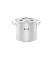 Каструля висока з кришкою Stalgast 24 см, 9 л н/ж (011245)