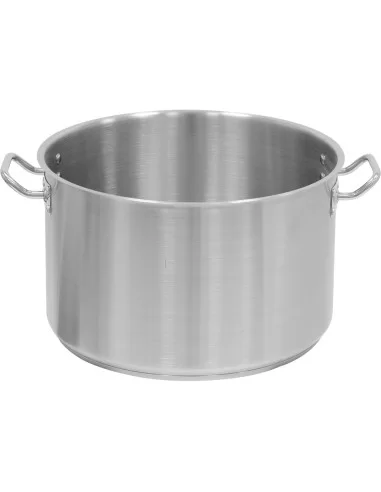 Кастрюля низкая без крышки объемом 5 л. нерж.ст.