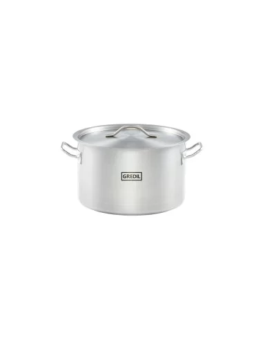 Каструля середня з кришкою Stalgast 28 см 11,1 л н/ж (012285)