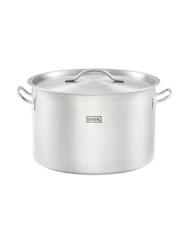 Каструля середня з кришкою Stalgast 40 см 32,6 л н/ж (012405)