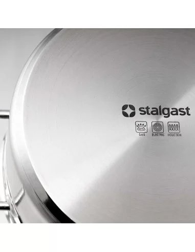 Каструля висока з кришкою Stalgast 6,3 л (011202)
