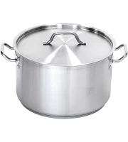 Каструля середня з кришкою Stalgast 24 см, та 7,2л, н/ж (012242)