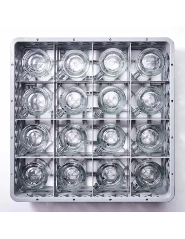 Кошик для склянок (16 відділів) 500х500х104 мм пластик Stalgast 811600 Кошик для склянок (16 відділів) 500х500х104 мм пластик Stalgast 811600