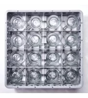 Кошик для склянок (16 відділів) 500х500х104 мм пластик Stalgast 811600 Кошик для склянок (16 відділів) 500х500х104 мм пластик Stalgast 811600