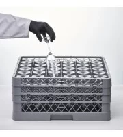 Кошик для склянок (36 відділів) 500х500х104 мм пластик Stalgast 813600